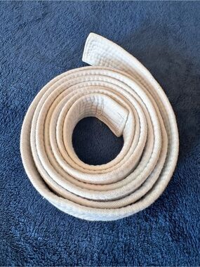 White Martial Arts Belt - Classic Cotton